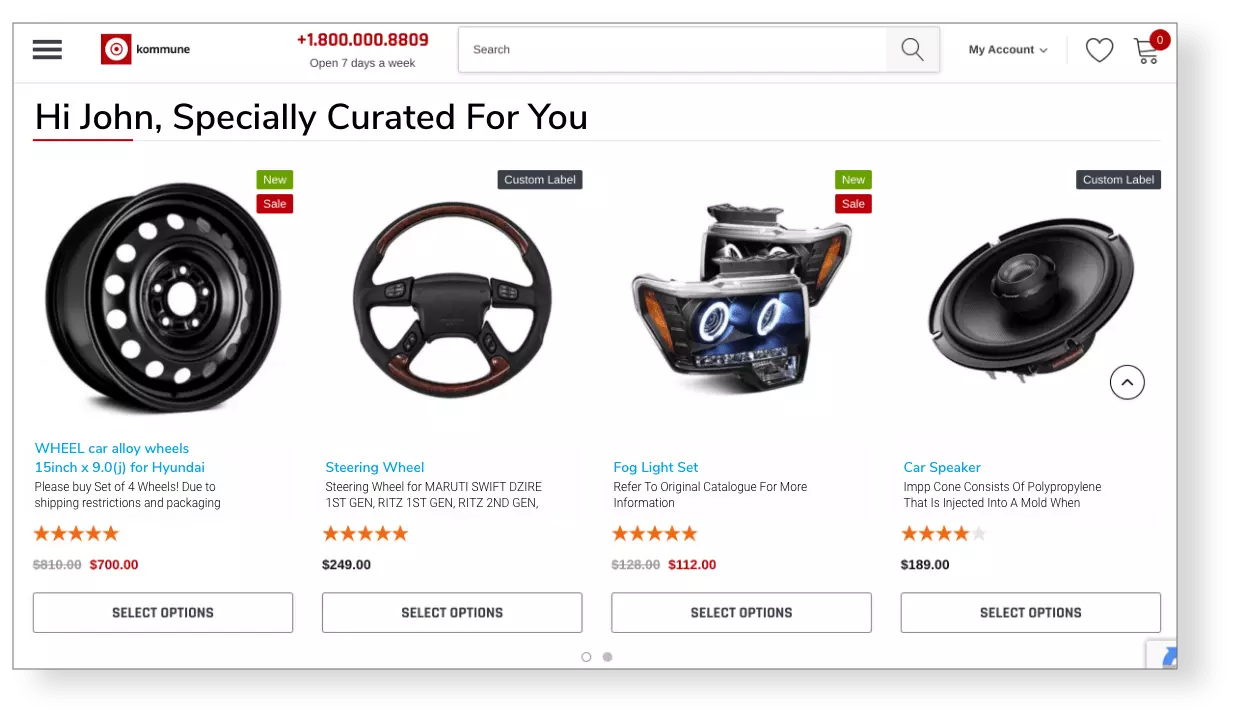 Product recommendations